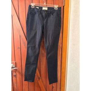 Universal Thread Womens Mid-Rise Skinny Jeans Black Denim Size 4/27R